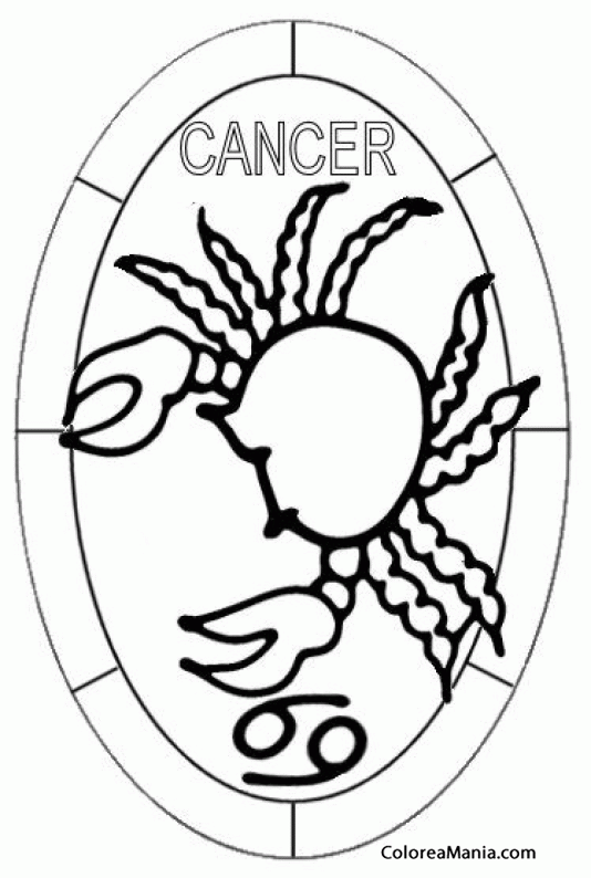 Colorear Cancer.Cancro