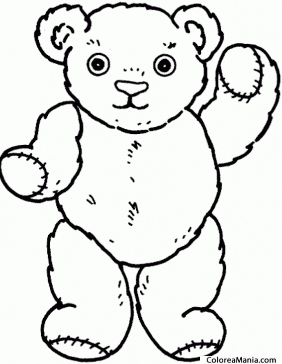 Colorear Oso peluche