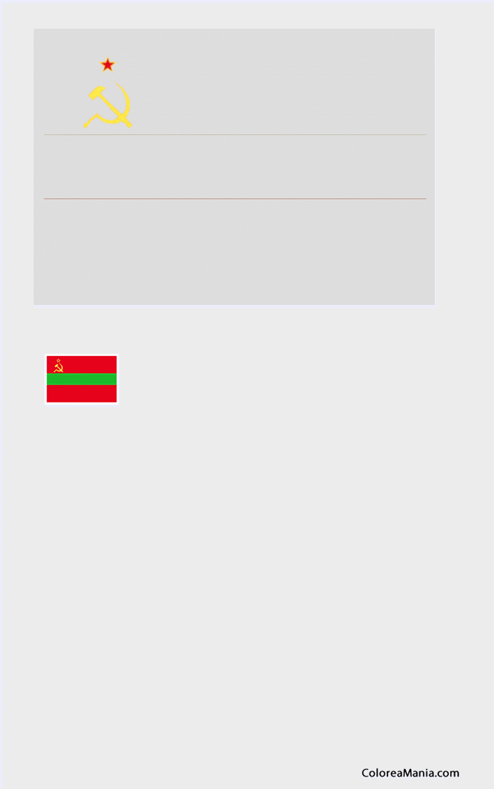 Colorear Transnistria. Cisdnister. Transdnister
