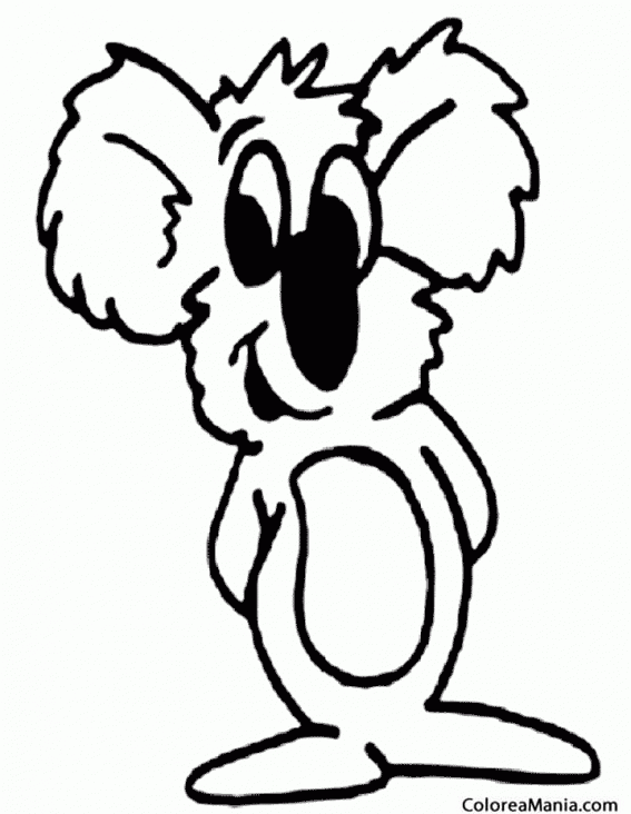 Colorear Koala cmico