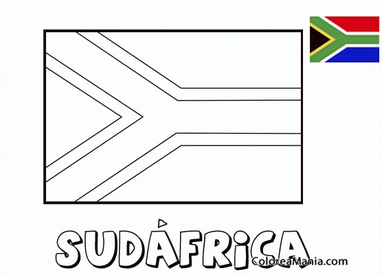 Colorear Repblica de Sudfrica