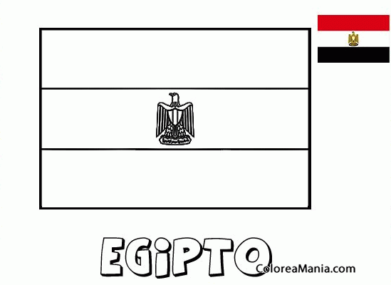 Colorear Egipto. gypte
