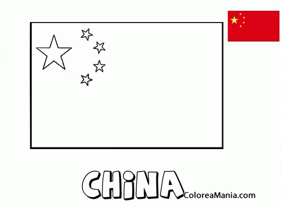 Colorear Repblica Popular China