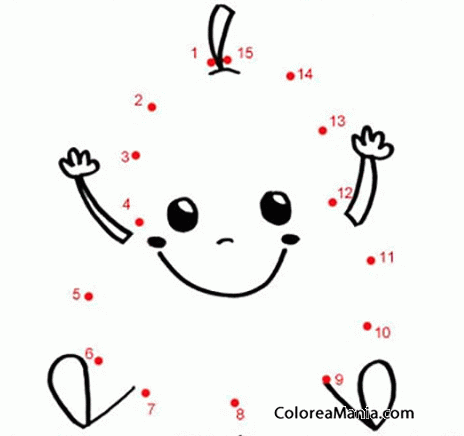 Colorear Perita sonriente