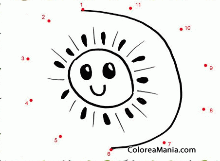 Colorear Kiwi sonriendo