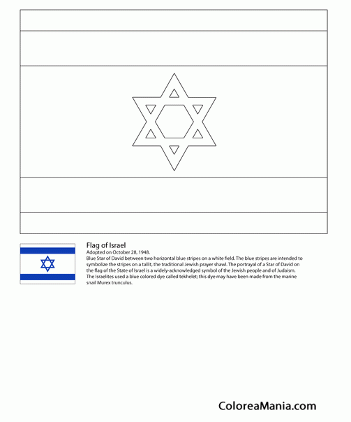Colorear Israel