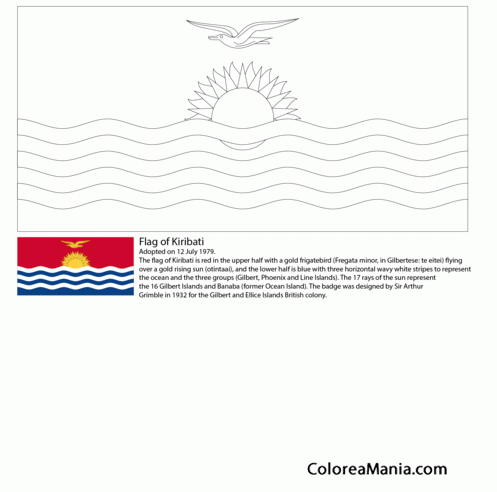 Colorear Kiribati