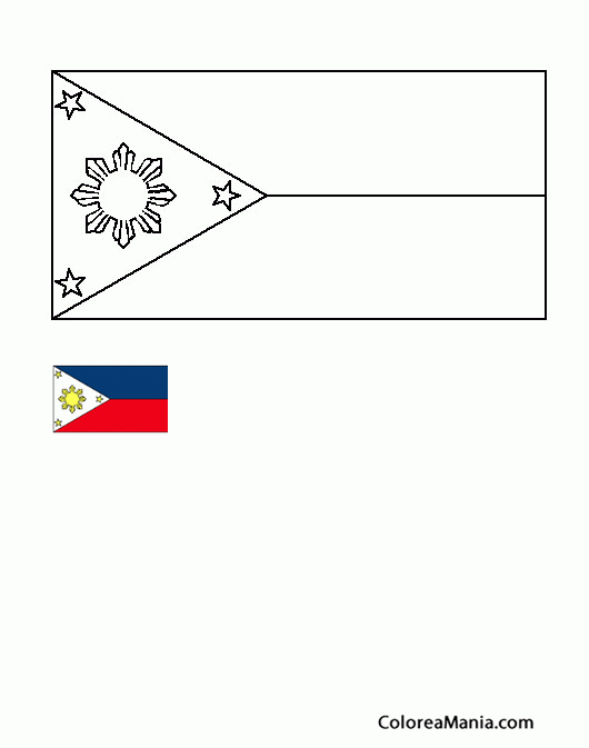 Colorear Filipinas. Philippines