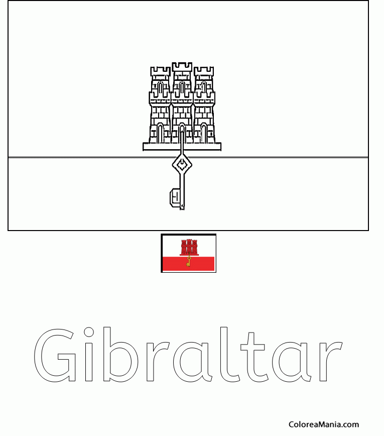 Colorear Gibraltar 2