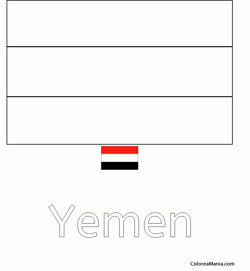 Colorear Yemen 2