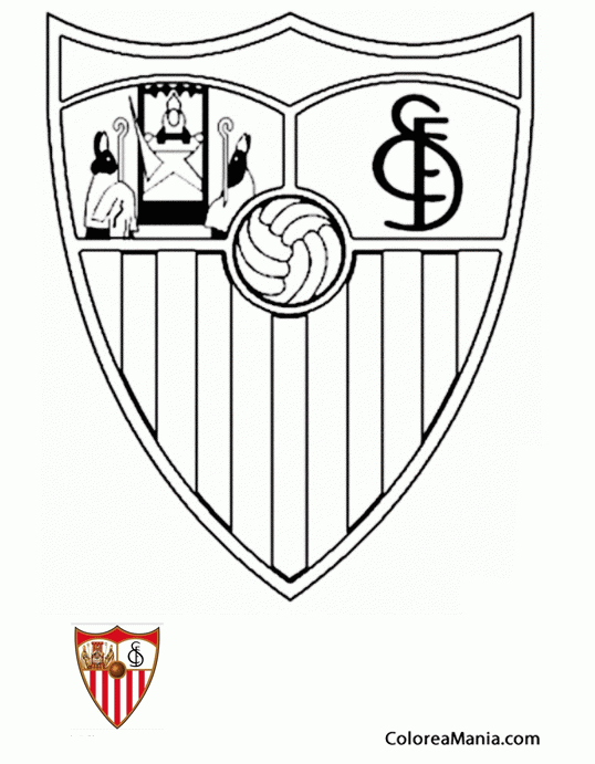 Colorear Sevilla Ftbol Club
