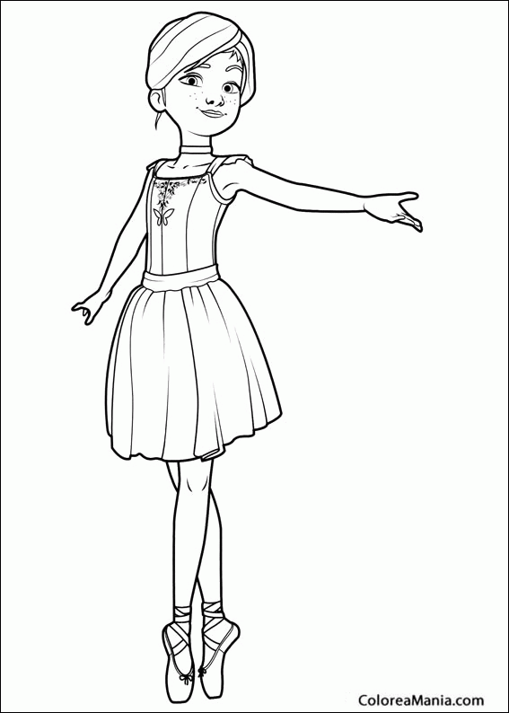 Colorear Ballerina 5