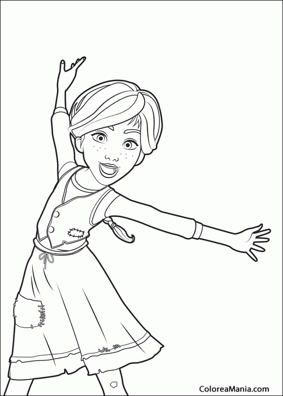 Colorear Felicia Ballerina 2