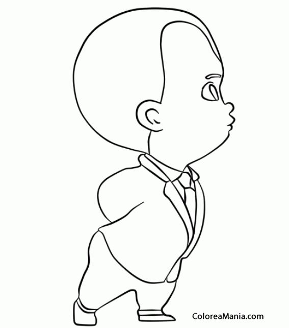 Colorear El beb jefazo (Boss Baby)