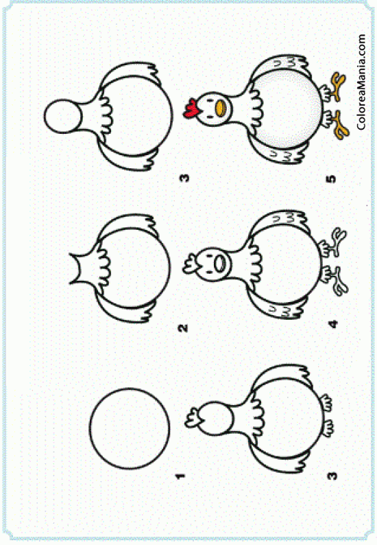Colorear Dibujar mono (Cómo dibujar animales), dibujo para colorear gratis
