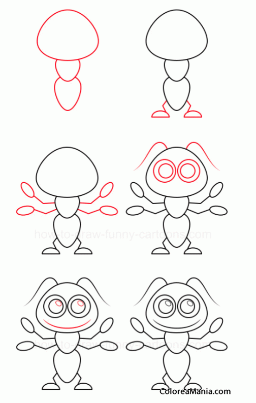 Featured image of post Hormiguita Dibujo De Hormiga Para Colorear